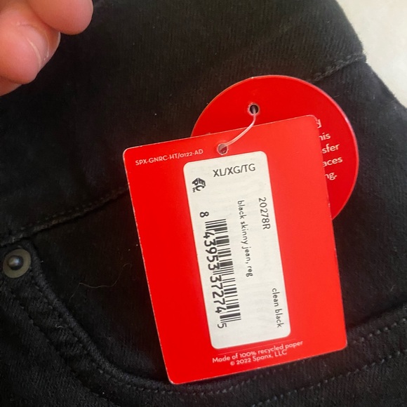 Black SPANX skinny jeans! - Picture 3 of 3